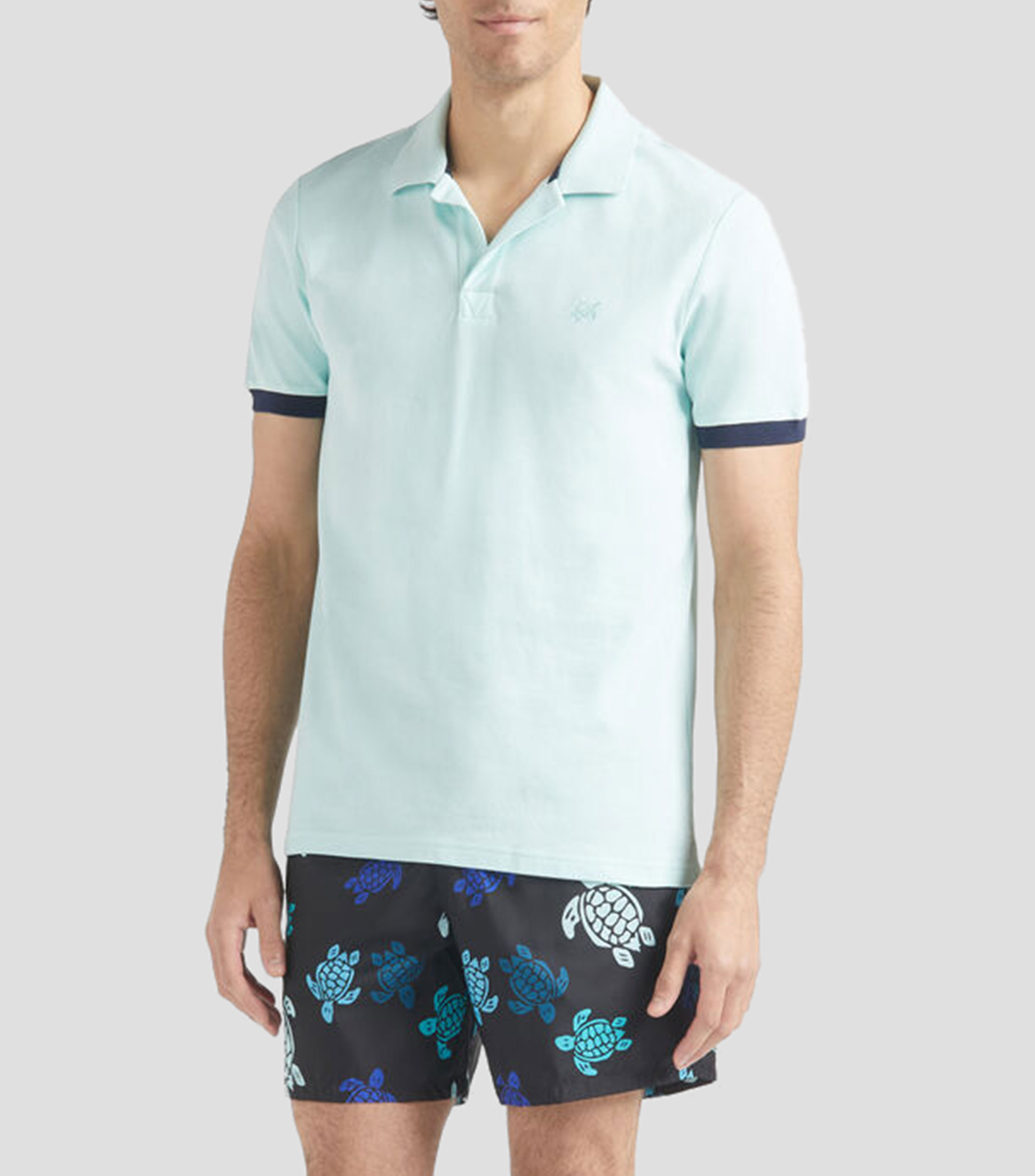 Playera tipo polo con manga corta Hombre